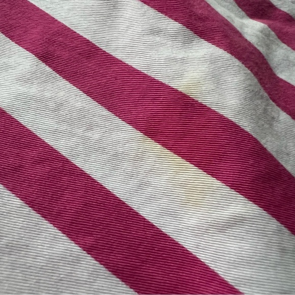 A NEW DAY Pink Stripe Relaxed Fit Button Down Shirt Cotton Midi Mini Dress Sz S - Picture 16 of 16